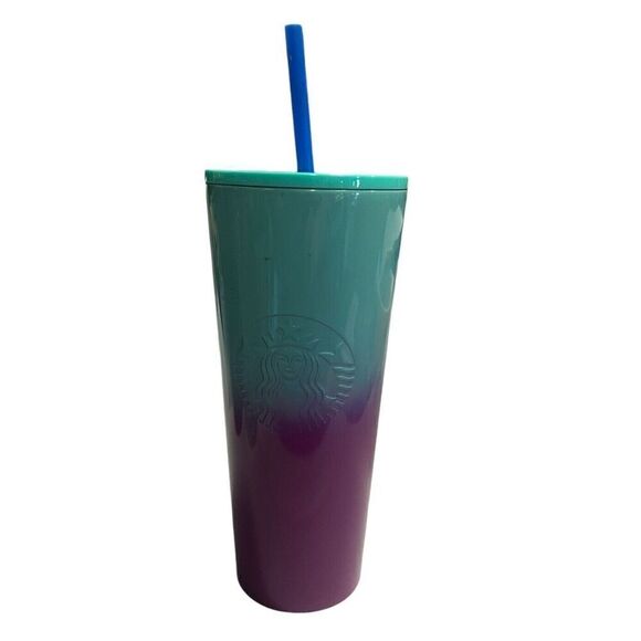 Starbucks Other - Starbucks Summer 2021 Stainless Steel Cool Ombre 24oz Tumbler